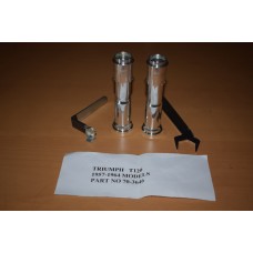 Triumph T120 6T TR6 Adjustable Pushrod Tubes 1957 To 1964 Models, SET